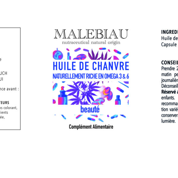 huile de chanvre Malebiau